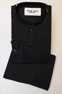 clothing boy casual wear stitched 2 piece cotton dar al fashion plain regular plain work black size 10