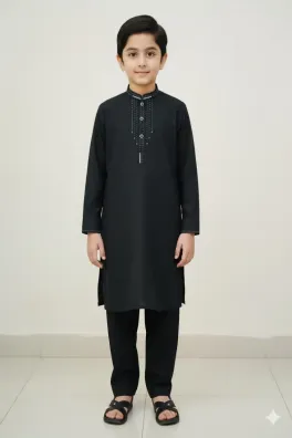 Dar-Al-Fashion 2-Piece Stitched Cotton