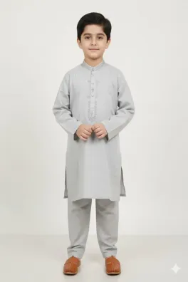 Dar-Al-Fashion 2-Piece Stitched Cotton