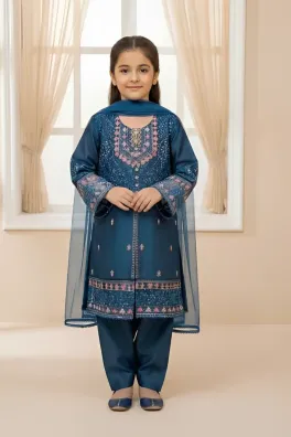 Dar-Al-Fashion 3-Piece Stitched Cotton