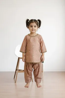 Dar-Al-Fashion 3-Piece Stitched Cotton