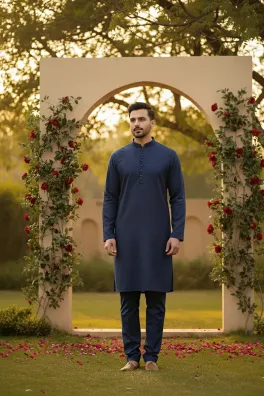 Dar-Al-Fashion 2-Piece Stitched Cotton
