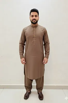 Dar-Al-Fashion 2-Piece Stitched Cotton