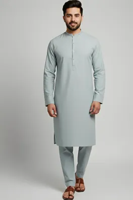 Dar-Al-Fashion 2-Piece Stitched Cotton