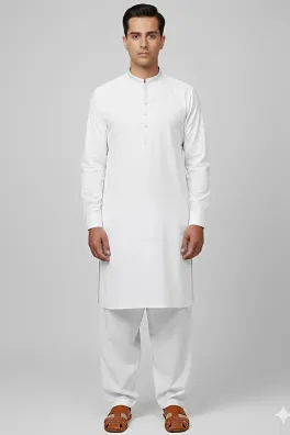 Dar-Al-Fashion 2-Piece Stitched Cotton