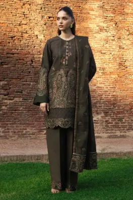 Zara-Shahjahan 3-Piece Un-stitched Khaddar