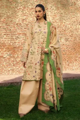 Zara-Shahjahan 3-Piece Un-stitched Khaddar