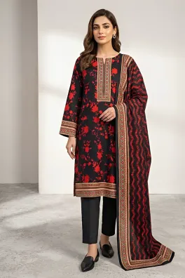 Dar-Al-Fashion 3-Piece Un-stitched Lawn