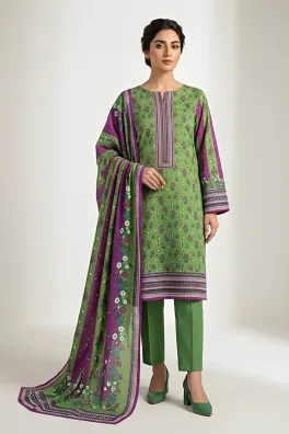 Dar-Al-Fashion 3-Piece Un-stitched Lawn