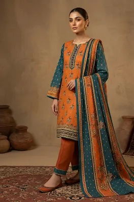 Dar-Al-Fashion 3-Piece Un-stitched Lawn