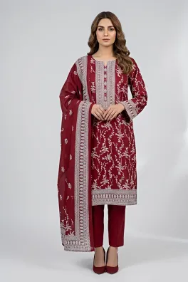 Dar-Al-Fashion 3-Piece Un-stitched Lawn
