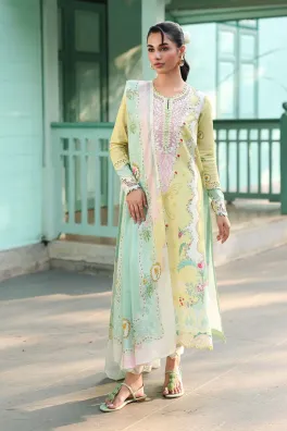 Qalamkar 3-Piece Un-stitched Lawn