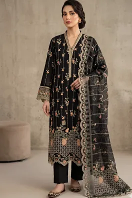 Dar-Al-Fashion 3-Piece Stitched Cotton