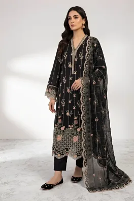 Dar-Al-Fashion 3-Piece Stitched Cotton