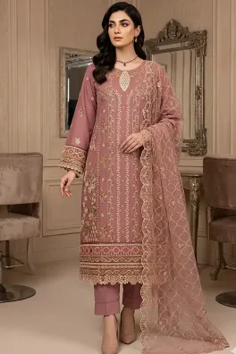 Dar-Al-Fashion 3-Piece Stitched Cotton