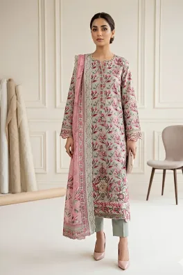Dar-Al-Fashion 3-Piece Stitched Cotton