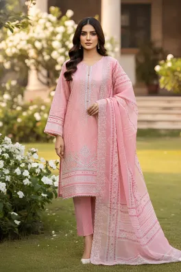 Dar-Al-Fashion 3-Piece Stitched Lawn