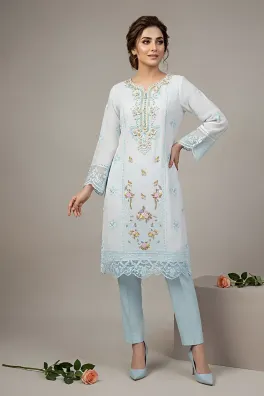 Dar-Al-Fashion 3-Piece Stitched Chiffon